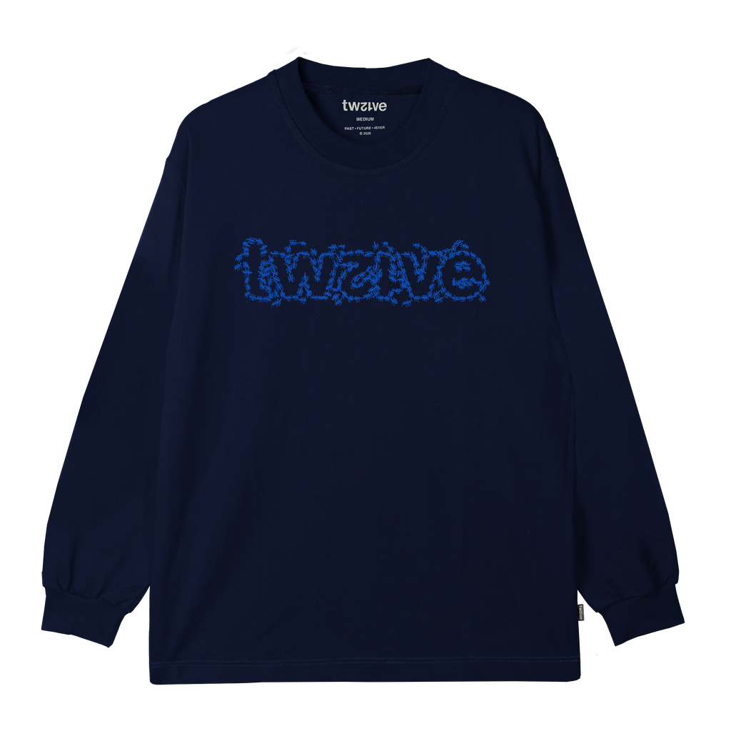 INVASION NAVY BLUE LONGSLEEVE TEE